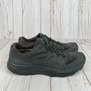 Salomon Outline GTX Women’s Size 9 Black Gray Running Shoes Sneakers 404852